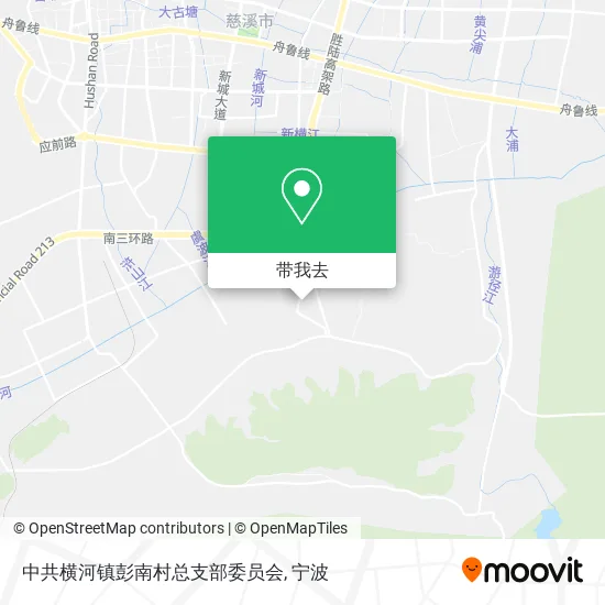 中共横河镇彭南村总支部委员会地图