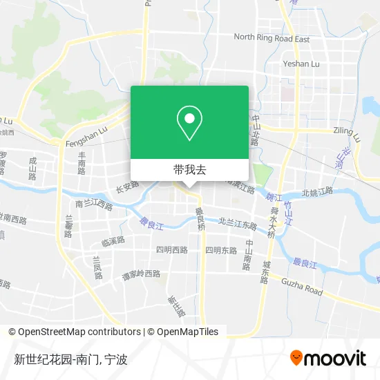 新世纪花园-南门地图