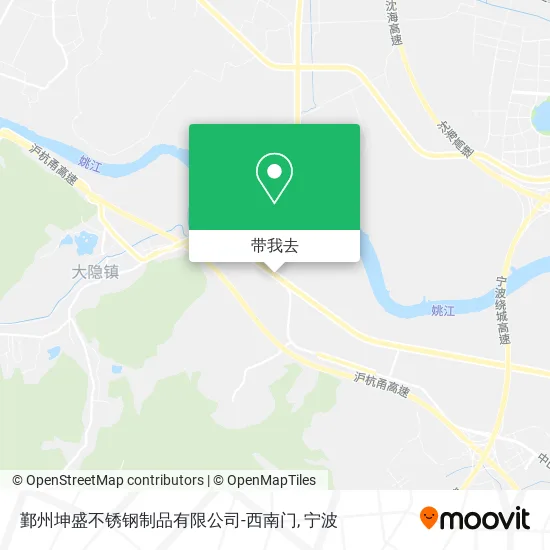 鄞州坤盛不锈钢制品有限公司-西南门地图