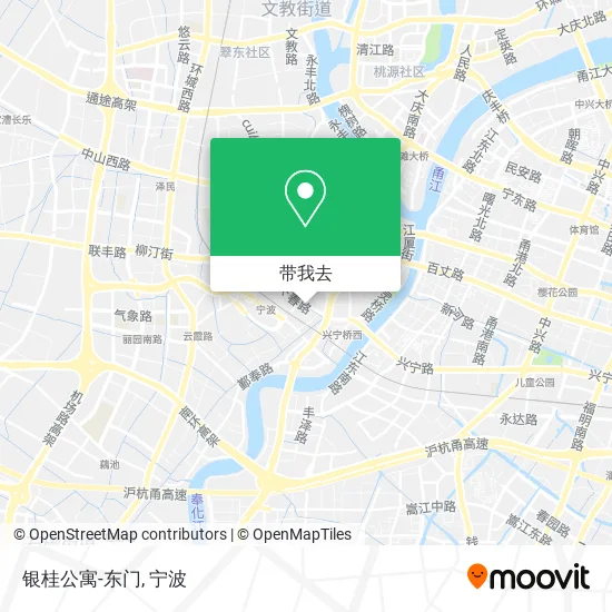 银桂公寓-东门地图
