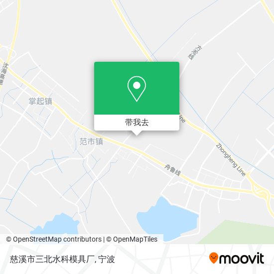 慈溪市三北水科模具厂地图