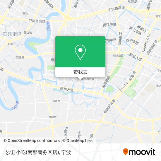 沙县小吃(南部商务区店)地图