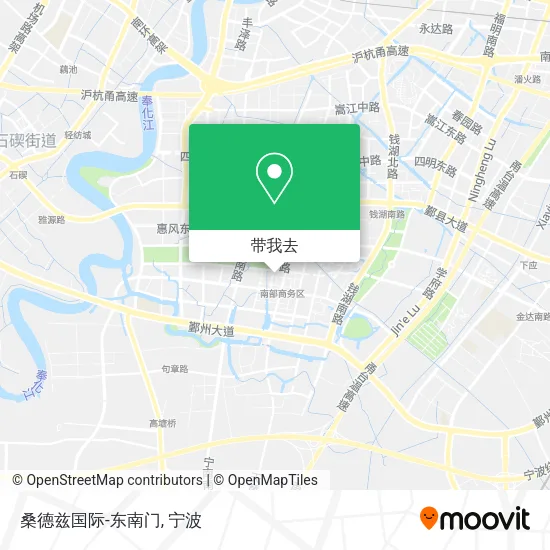 桑德兹国际-东南门地图