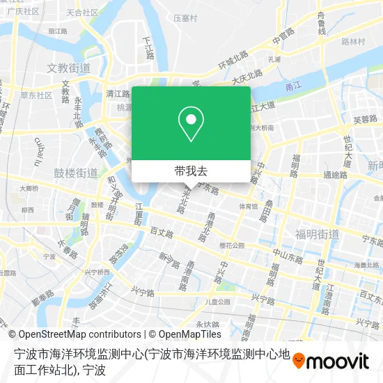 宁波市海洋环境监测中心(宁波市海洋环境监测中心地面工作站北)地图