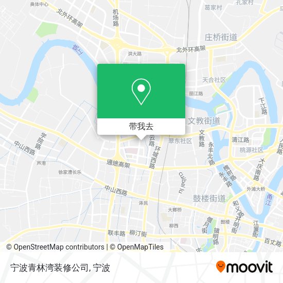 宁波青林湾装修公司地图