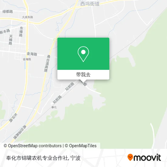 奉化市锦啸农机专业合作社地图
