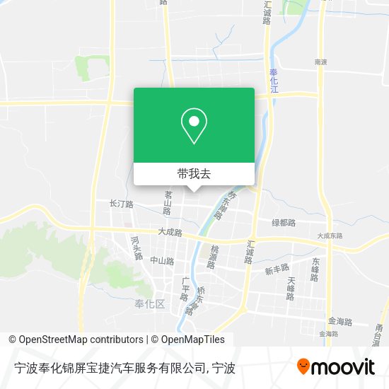 宁波奉化锦屏宝捷汽车服务有限公司地图
