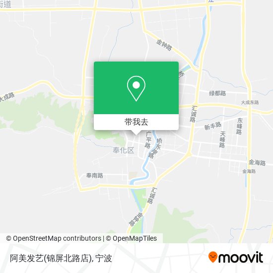 阿美发艺(锦屏北路店)地图