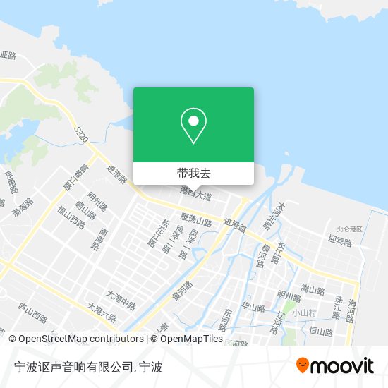 宁波讴声音响有限公司地图
