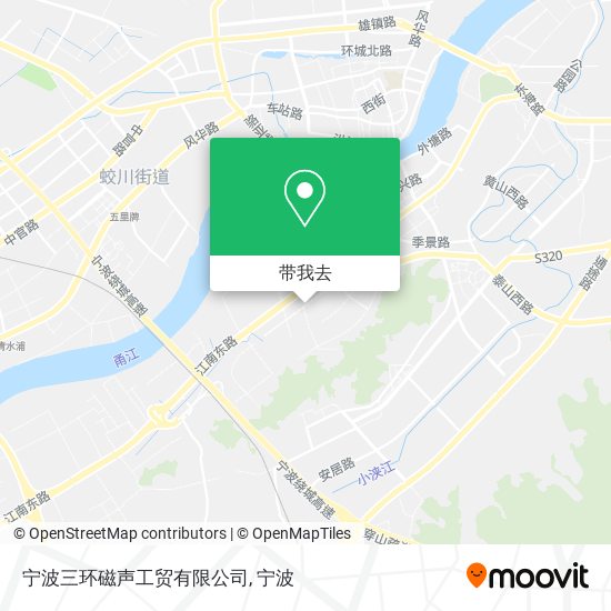 宁波三环磁声工贸有限公司地图