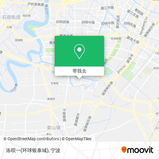 洛呗一(环球银泰城)地图