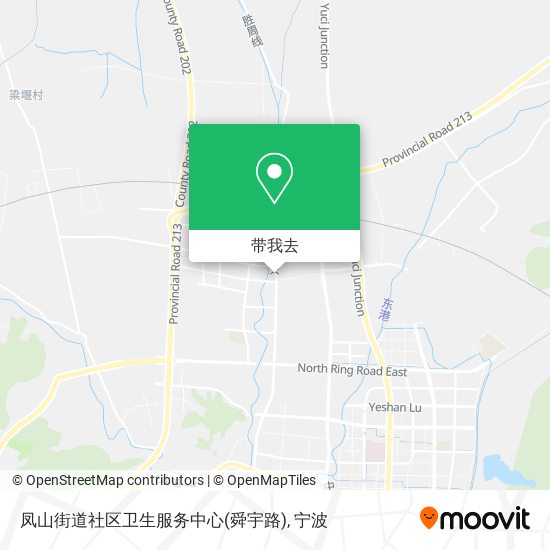凤山街道社区卫生服务中心(舜宇路)地图