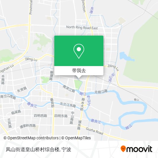 凤山街道皇山桥村综合楼地图
