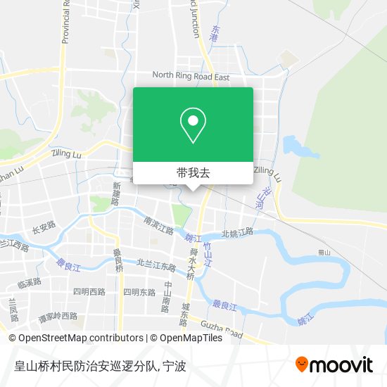 皇山桥村民防治安巡逻分队地图