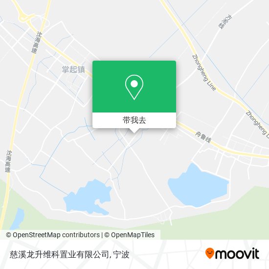 慈溪龙升维科置业有限公司地图
