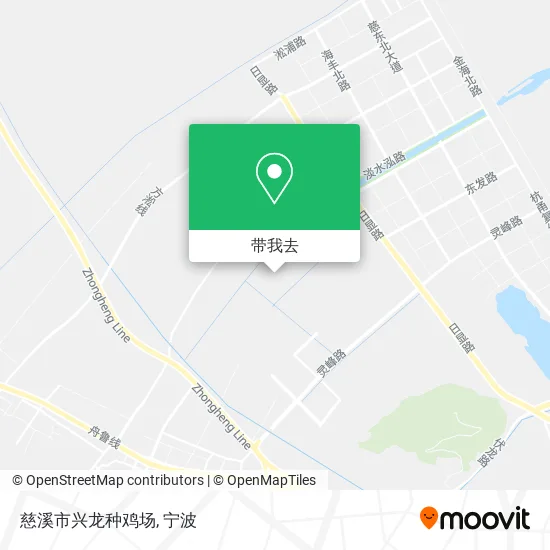 慈溪市兴龙种鸡场地图
