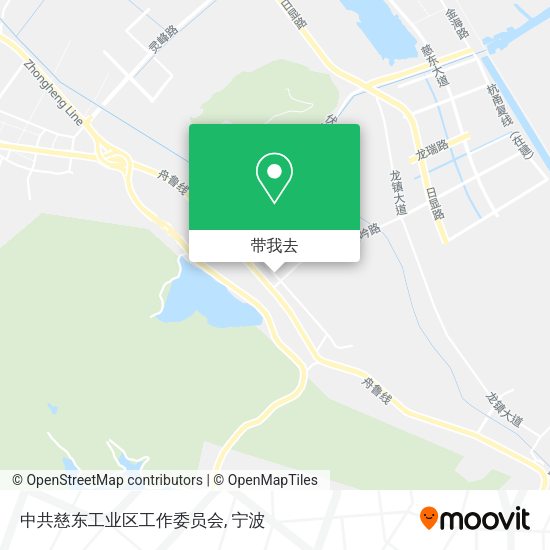 中共慈东工业区工作委员会地图