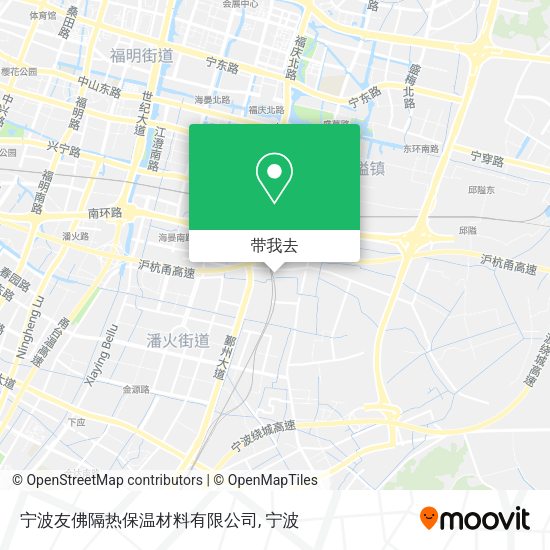 宁波友佛隔热保温材料有限公司地图