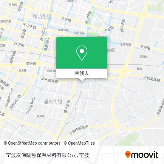 宁波友佛隔热保温材料有限公司地图