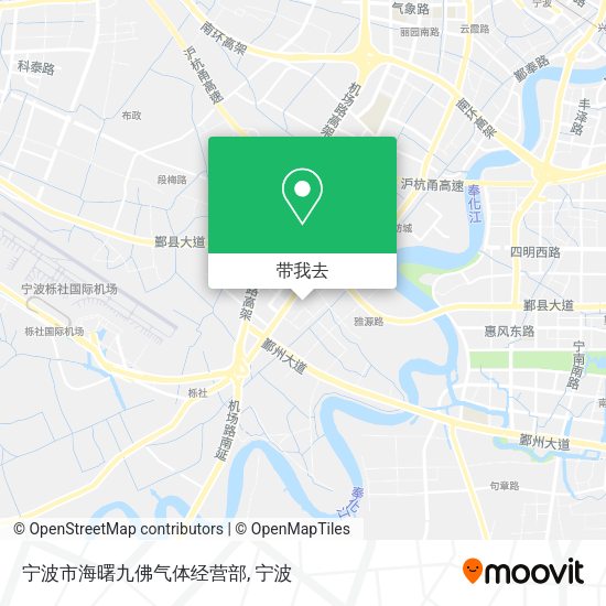 宁波市海曙九佛气体经营部地图