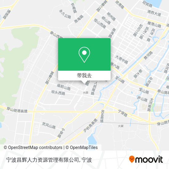 宁波昌辉人力资源管理有限公司地图