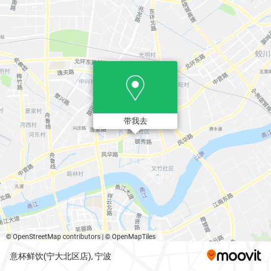 意杯鲜饮(宁大北区店)地图