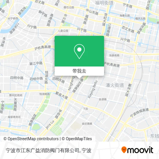 宁波市江东广益消防阀门有限公司地图