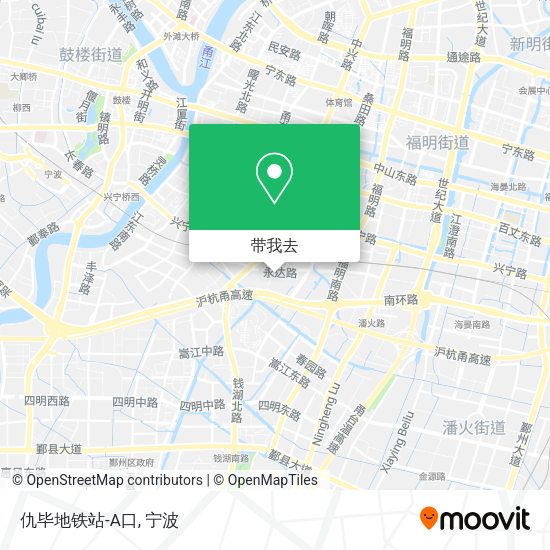 仇毕地铁站-A口地图