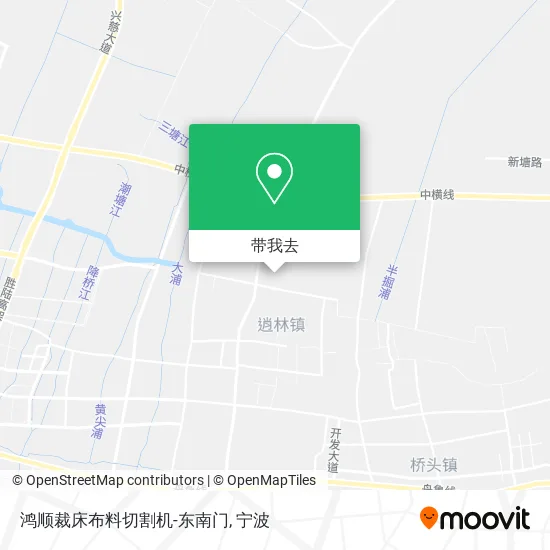 鸿顺裁床布料切割机-东南门地图