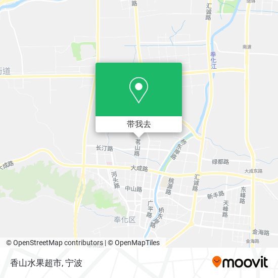香山水果超市地图