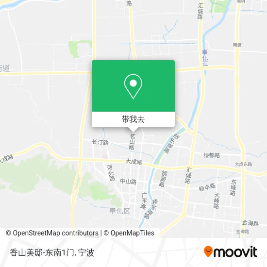 香山美邸-东南1门地图