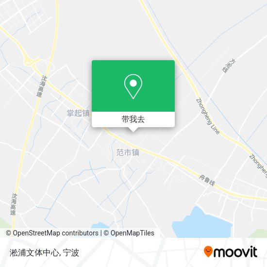 淞浦文体中心地图