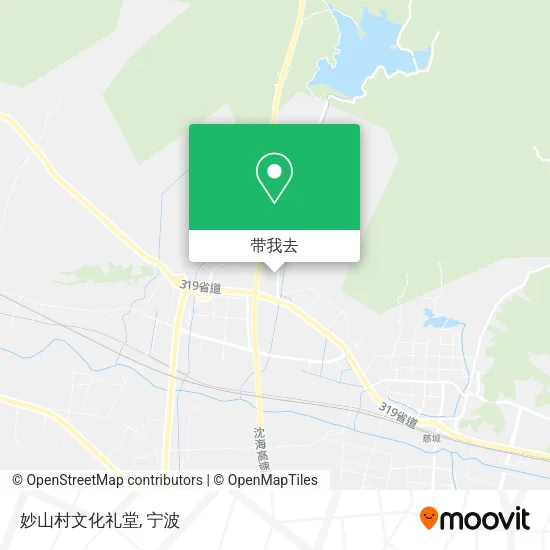 妙山村文化礼堂地图