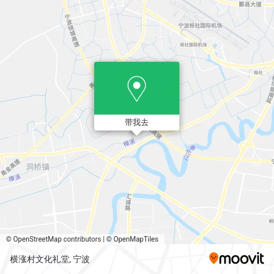 横涨村文化礼堂地图