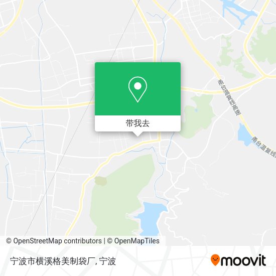 宁波市横溪格美制袋厂地图