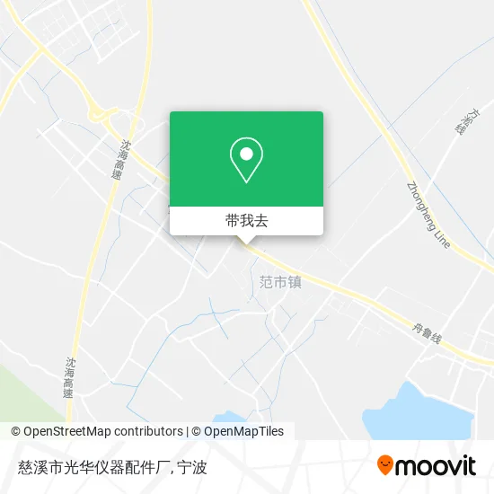 慈溪市光华仪器配件厂地图