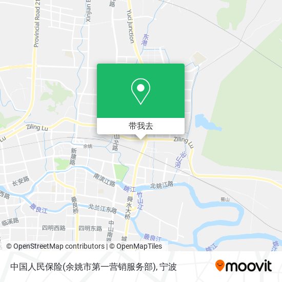 中国人民保险(余姚市第一营销服务部)地图