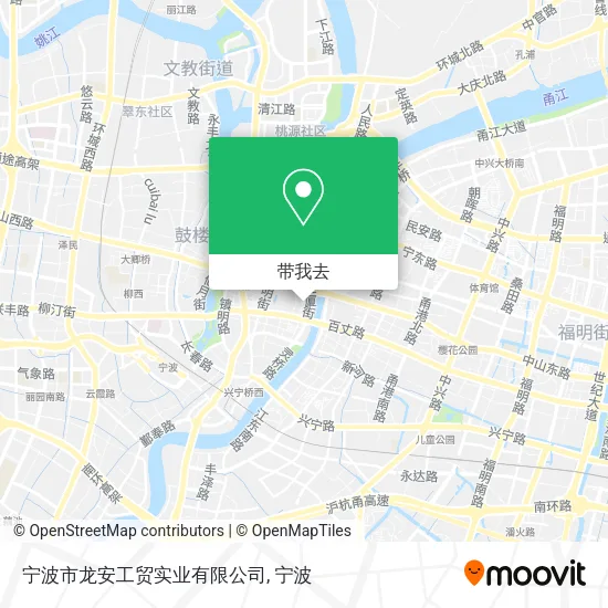 宁波市龙安工贸实业有限公司地图