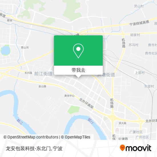 龙安包装科技-东北门地图