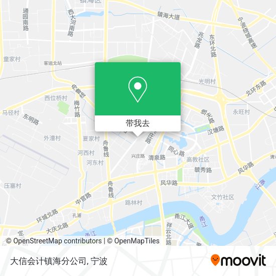 大信会计镇海分公司地图