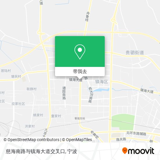 慈海南路与镇海大道交叉口地图