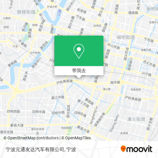 宁波元通友达汽车有限公司地图