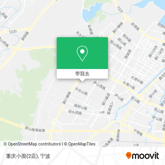 重庆小面(2店)地图