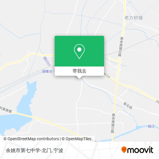 余姚市第七中学-北门地图