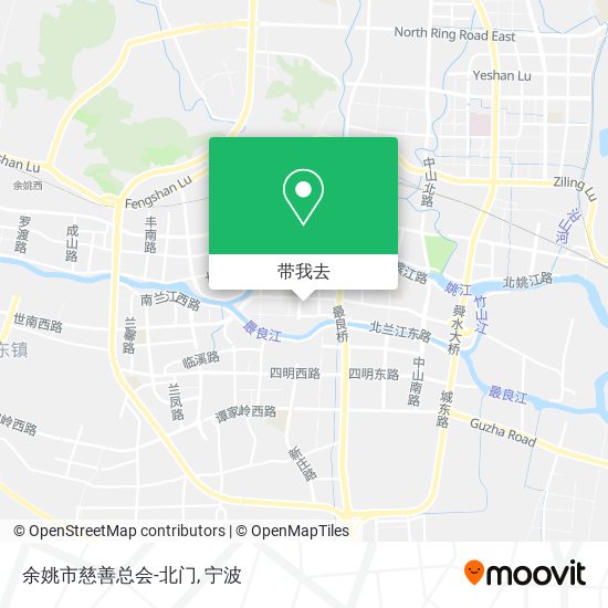 余姚市慈善总会-北门地图