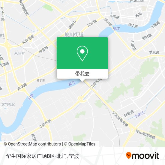 华生国际家居广场B区-北门地图