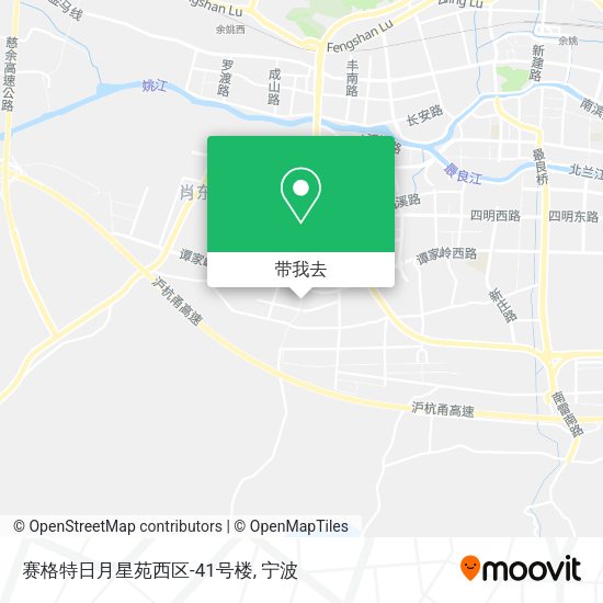 赛格特日月星苑西区-41号楼地图