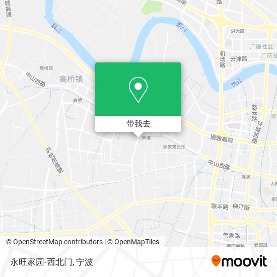 永旺家园-西北门地图