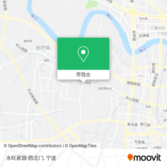 永旺家园-西北门地图