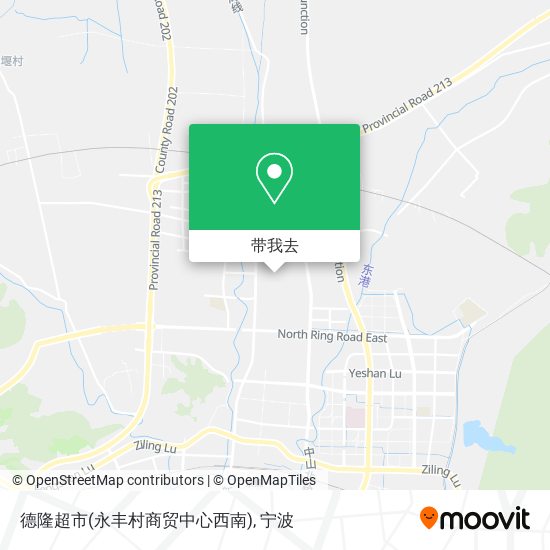德隆超市(永丰村商贸中心西南)地图